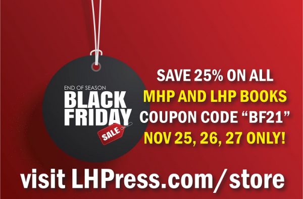 Black Friday Discount of 25% on All LHP Titles